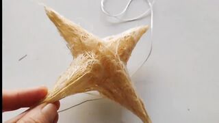 Estrela de sisal diy
