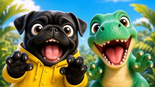 DINOSSAURO 🦖 Pisa Forte e Faz RAAWR! | Música Infantil com a Matilda