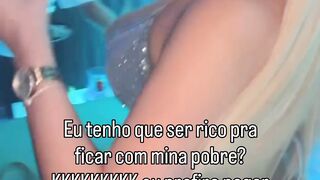 Eu tenho que ser rico pra ficar com mina pobre? Kkkkkk