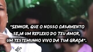 Que o nosso casamento seja reflexo do nosso amor