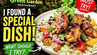 I went to my Green Garden restaurant and saw a very nice and delicious special dish. I was wondering what to eat.