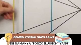 ponzo ilusi