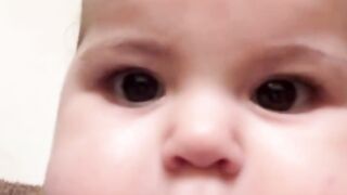 Adorable Chubby Baby Close-Up 🥰 | Cute Baby Moments #Shorts