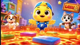 THE FLOOR IS LAVA! 🌋🐥 | Jump, Jump! | Kids Song with Pilicute  Description: