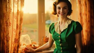 1950s Halloween Back Home (1950s Music Video) - 1950s Dream World