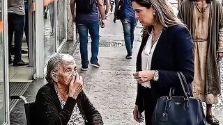 Mesmo na miséria, ela dividiu o pouco que tinha... 💔✨