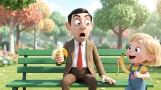 Bean & The Mischievous Kid 🍌😂 | Funniest Banana Chase | ToonVerse 3D Cartoon