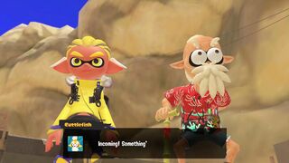 Enfrentando o primeiro boss.. splatoon 3