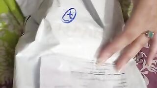 Online products buy and deliver Unboxing