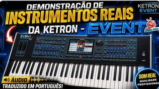 TECLADO KETRON EVENT: SOM REAL IMPRESSIONANTE #ketronevent #ketron
