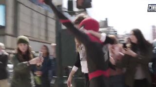Spider-Man & MJ NYC Web-Slinging Scene | Spider-Man: No Way Home HD