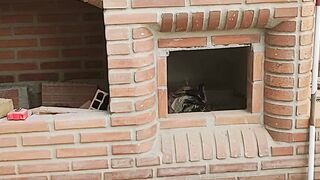 Fogão forno e churrasqueira..