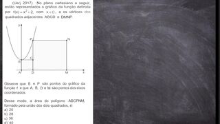 Resolução de questão de função.