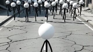 Stickman vs 100 Enemies 😱