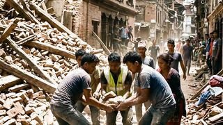 A tragédia do Nepal triste