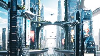 Future City Ambient • Instrumental Mix Cyberpunk Skyline • Calm Instrumental Music