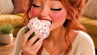ASMR morango do amor cravejado
