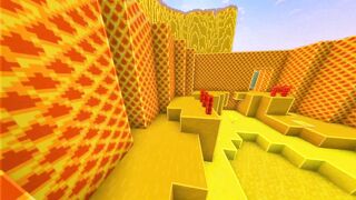 Minecraft: Fast-Paced Spiral Parkour Run & Aerial Jumps