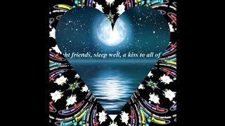 Good night friends, a kiss to all! [Message] [Quotes and Poems]