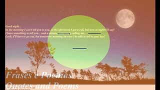 Good night, i have something to tell you, wait a minute... [Message] [Quotes and Poems]