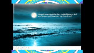 Good night people of God, have a night blessed by God! [Message] [Quotes and Poems]