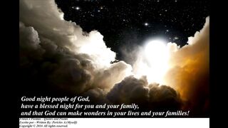 Good night people of God, have a blessed night! [Message] [Quotes and Poems]