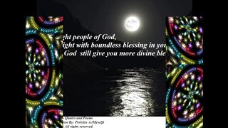 Good night people of God, have a night with boundless blessings! [Message] [Quotes and Poems]