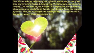 Good morning my love, i woke up thinking about you, I love you so much my love! [Message] [Quotes and Poems]