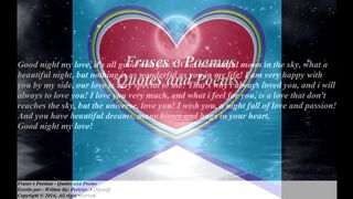 Good night my love, our love is special to me, i love you! [Message] [Quotes and Poems]