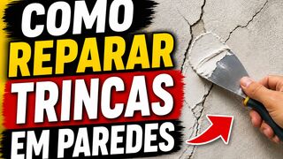 COMO RECUPERAR TRINCAS EM PAREDES