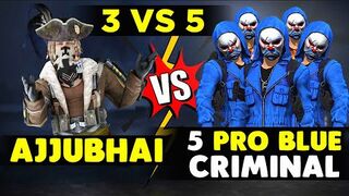 END OF BLUE CRIMINAL 3 VS 6 GAMEPLAY GARENA FREE FIRE