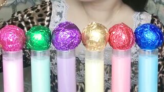 Drinking Colorful Beverages