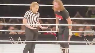 Referee Attacked to Sami Zayn