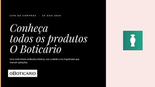 Loja grupo boticário