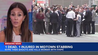 1 dead, 1 injured in Times Square stabbing