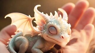 POV: A Baby Dragon Sleeping in My Hand 🐉💤 (Am I Hallucinating?)