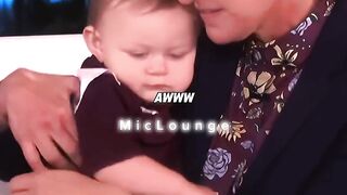 Ellen gets emotional over cute baby