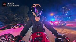 SWIM - CHASE ATLANTIC | Come Ride With Me | Honda CBR500 Night Ride
