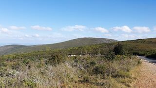 Garden Route: Stunning View From Robinson Pass (R328) Over The Coastal Plateau  Back To Mossel Bay