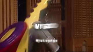 Jack black shows his skills with the saxaboom