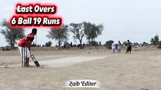 Last over drama