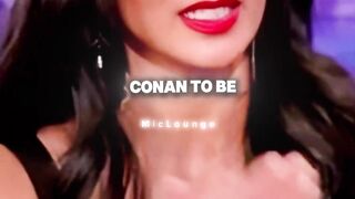 Conan gets caught staring at on live tv
