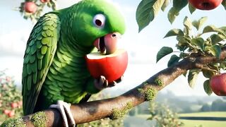 কবুতরকে বাঁচাতে টিয়াপাখির লড়াই! 🕊️🦜😱