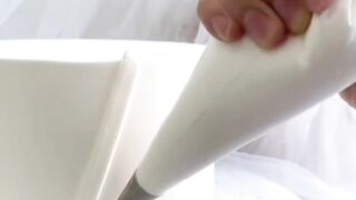 Elegant Strawberry Buttercream Cake Decorating | Beautiful White Cake Design