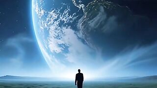 A terra vista de outro planeta