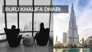 Welcome to Burj khalifa Dubai UAE - United Arab Emirates - man & camera