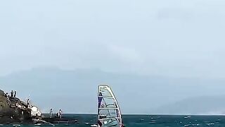 windsurfing in Cabo Frio