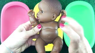 Full of 3 Rainbow BathTubs Candy with M&M's & Magic Slime Cutting Video #reels #satisfying #asmrsounds #asmr #trendingreel