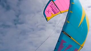 perfect day for kitesurfing