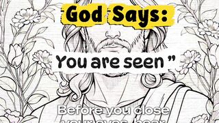 God says: Every tear you cried tonight is written in His book